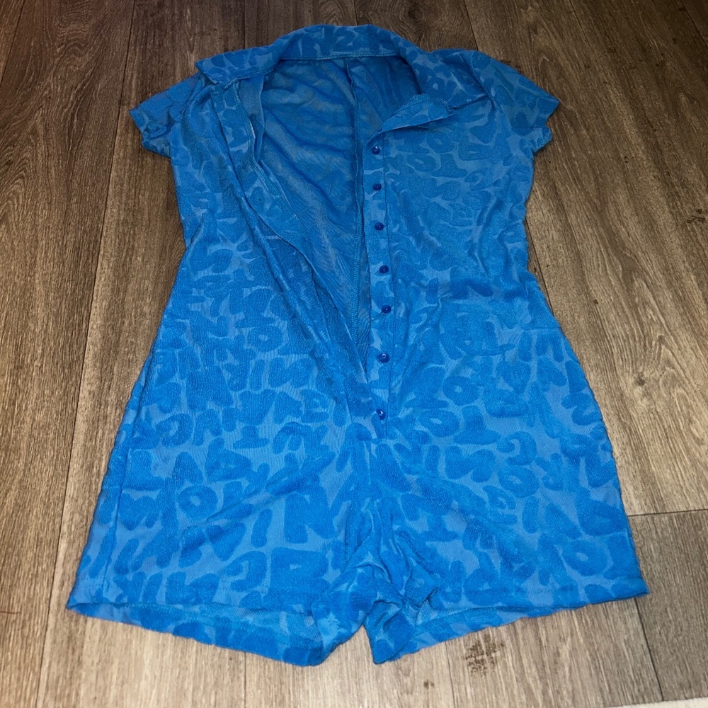 Large blue Romper